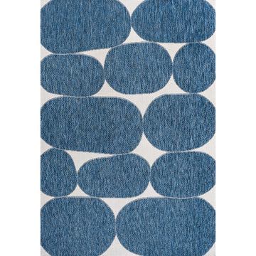 Rayna Modern Geometric Organic Shapes Indoor/Outdoor Area Rug